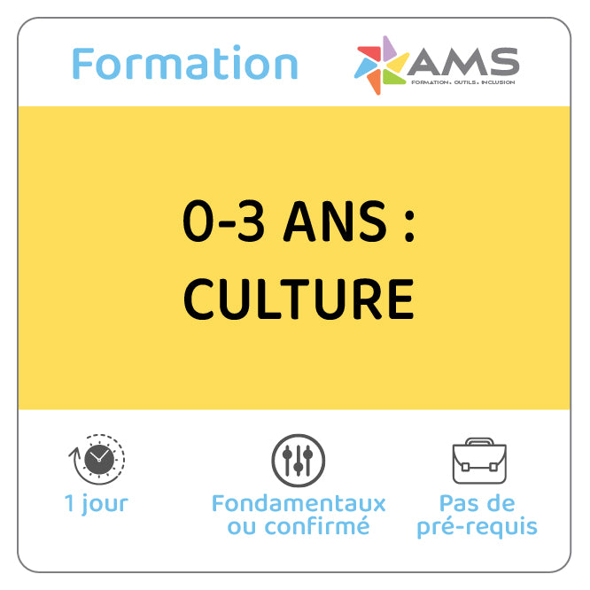 Formation 0-3 ans : culture