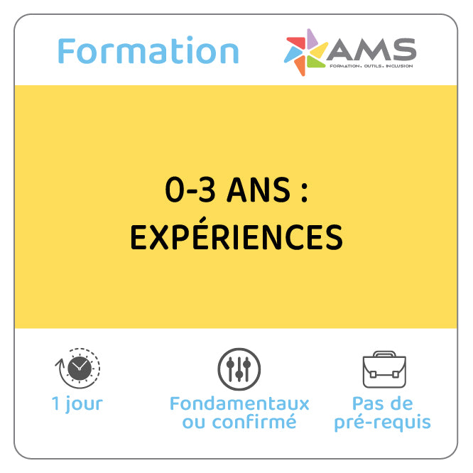formation 0-3 ans : Expérience