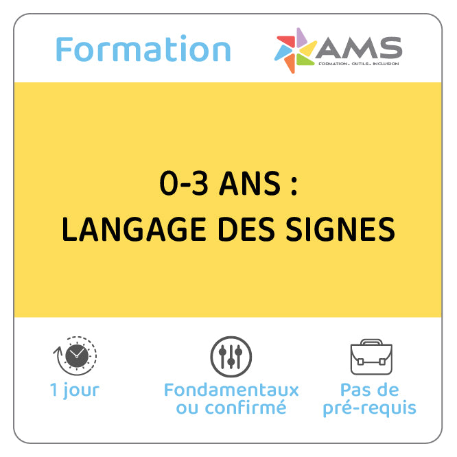 formation 0-3 ans : Langage des Signes