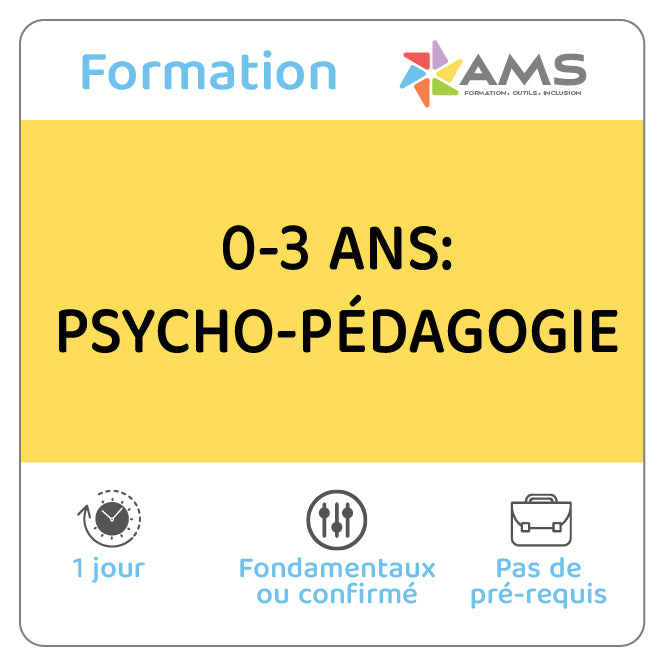 Formation 0-3 ans : Psycho-pédagogie