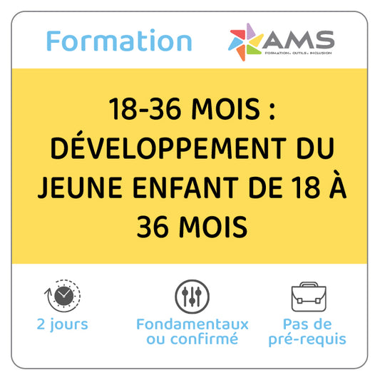 Formation 0-3 ans : Développement du jeune enfant 18 à 36 mois
