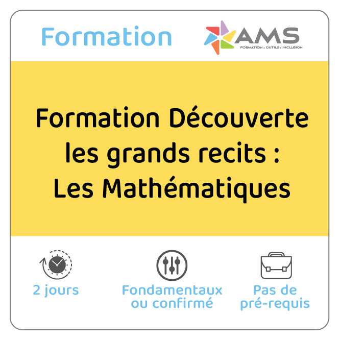 Formation Découverte les grands recits : Les Mathématiques