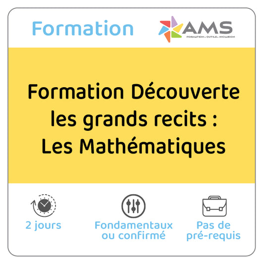 Formation Découverte les grands recits : Les Mathématiques