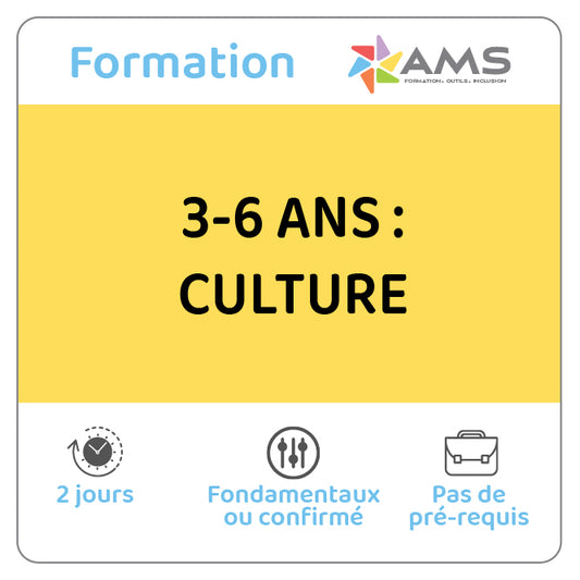 Formation 3-6 ans : culture