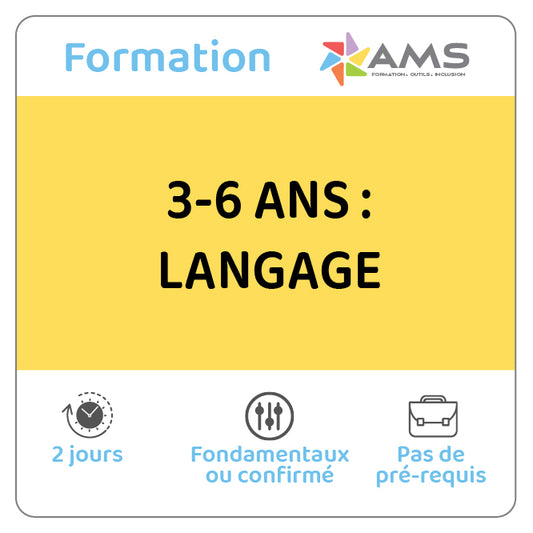 Formation 3-6 ans: langage