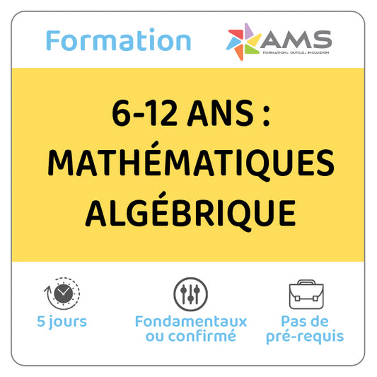 Formation 6-12 ans : Mathématique Algébrique