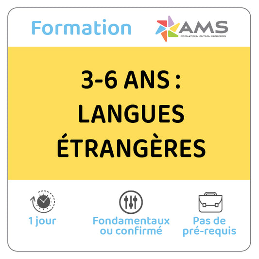 Formation 3-6 ans : Langues étrangères