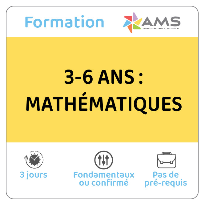 Formation 3-6 ans : Mathématiques