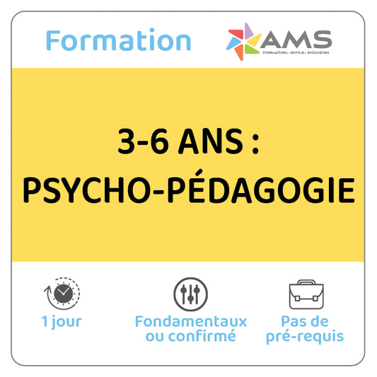 Formation 3-6 ans : Psycho-Pédagogie et Gestion Classe