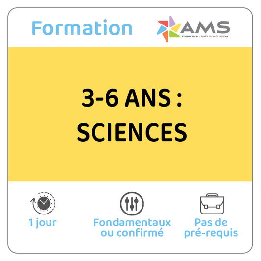 Formation 3-6 ans : Sciences