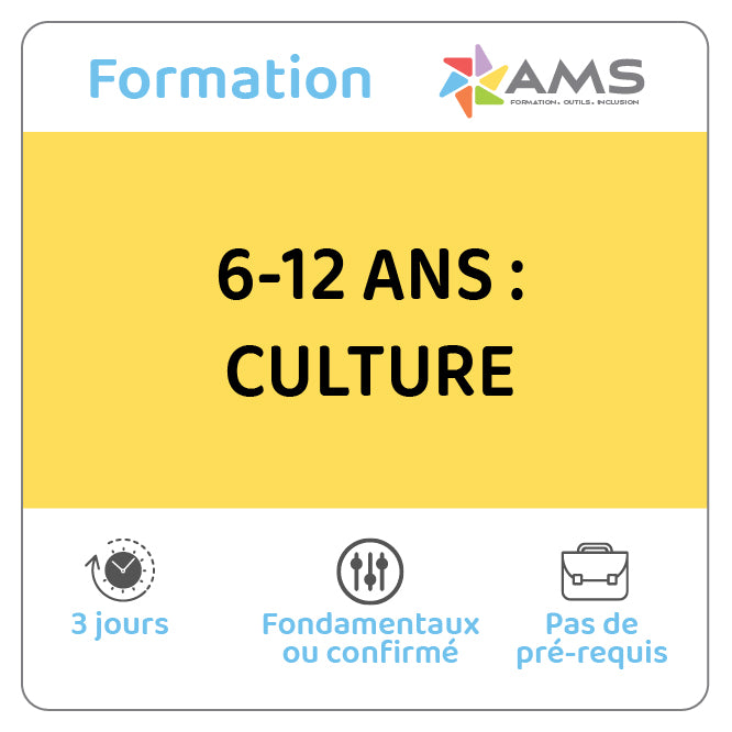 Formation 6-12 ans : Culture