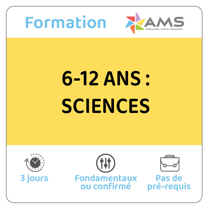Formation 6-12 ans : Science