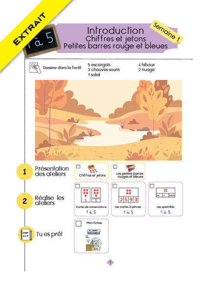 Manuel Montessori Mathématiques CP Niveau 1