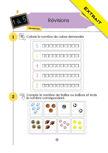 Manuel Montessori Mathématiques CP Niveau 1