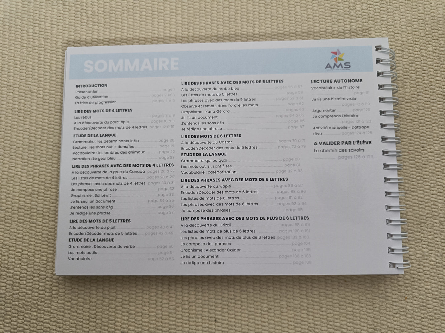 Manuel lecture GS niveau 2