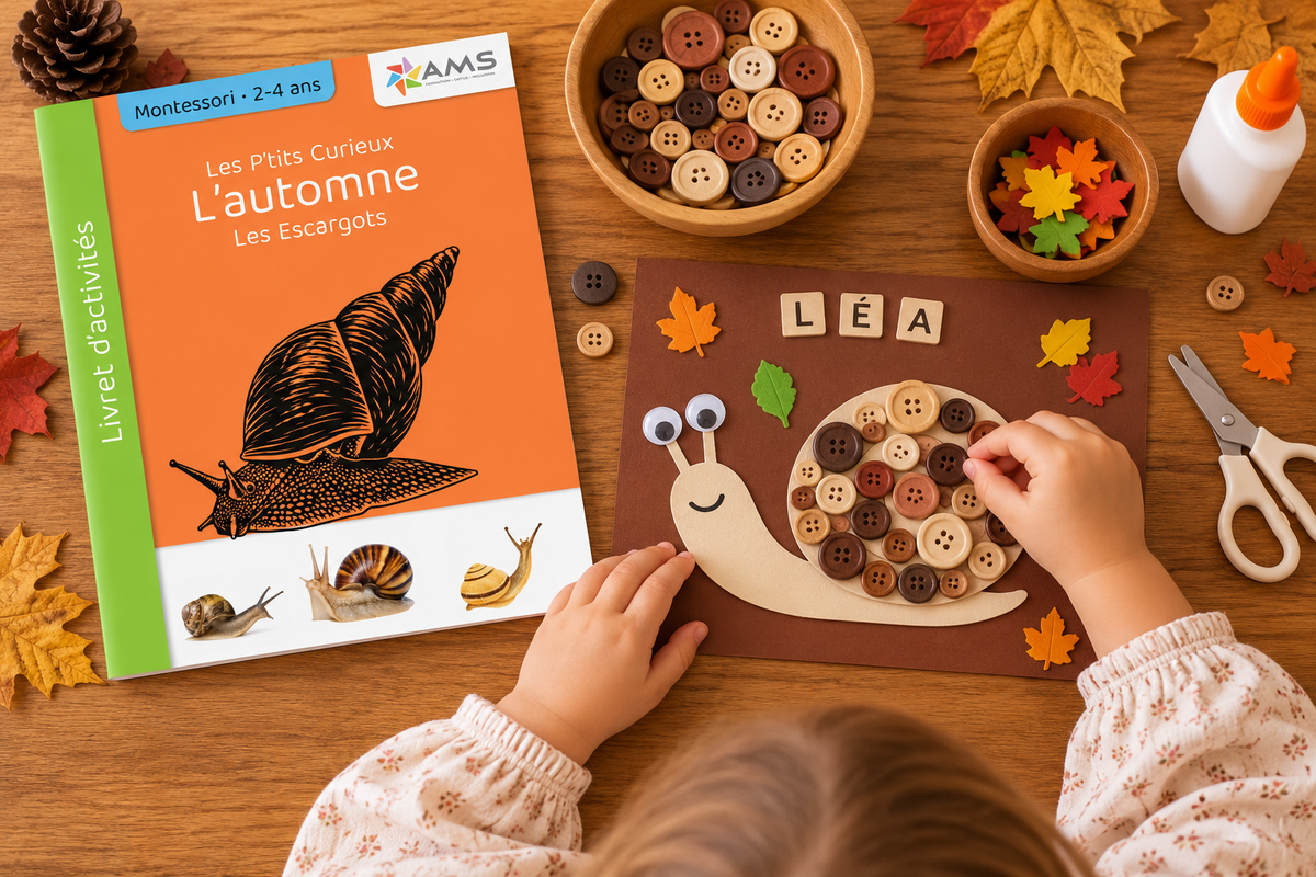 Les P'tits curieux : L'automne L'escargot