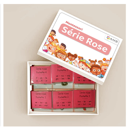 Série rose Montessori