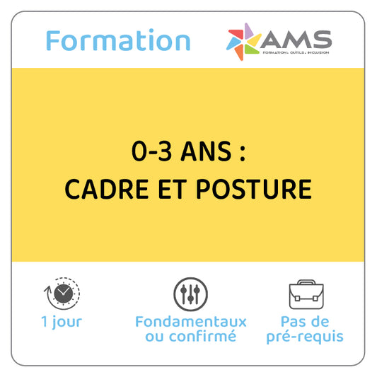 formation 0-3 ans : Cadre et Posture