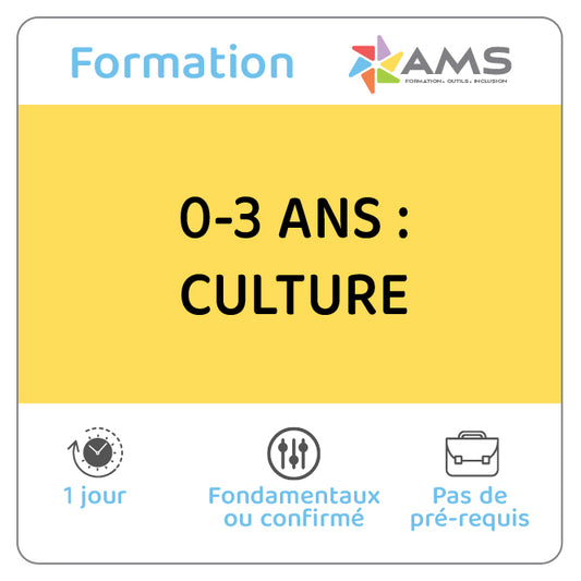 Formation 0-3 ans : culture