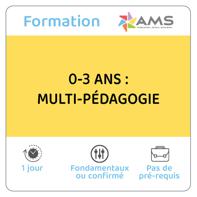 Formation 0-3 ans : Multi-Pédagogie
