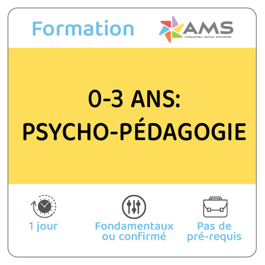 Formation 0-3 ans : Psycho-pédagogie