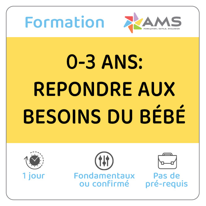formation 0-3 ans : Répondre aux besoins du bébé