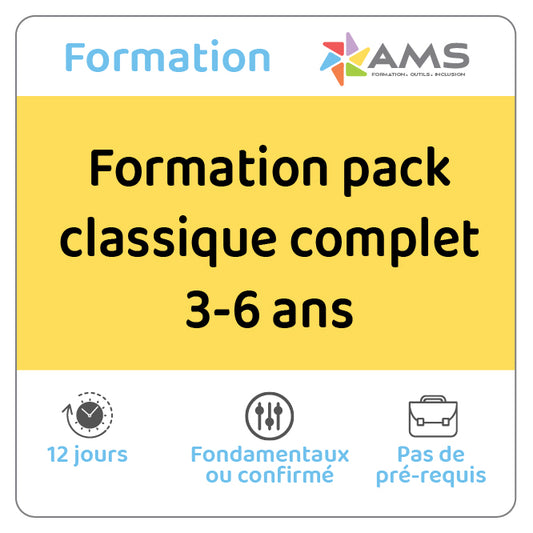 Formation pack classique complet 3-6 ans