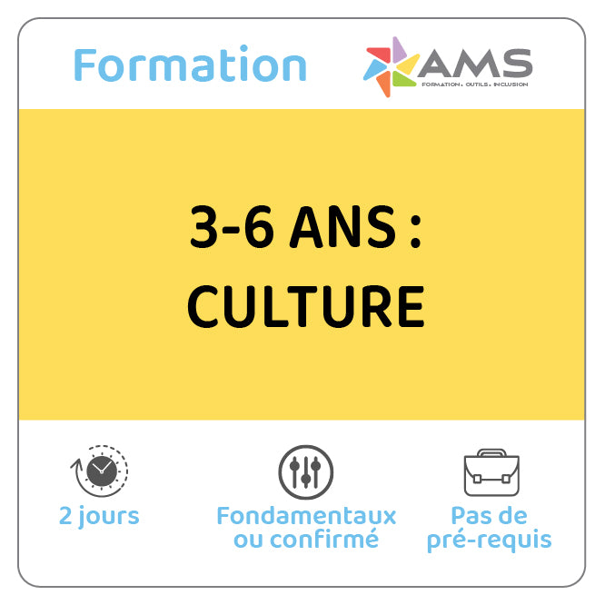 Formation 3-6 ans : culture
