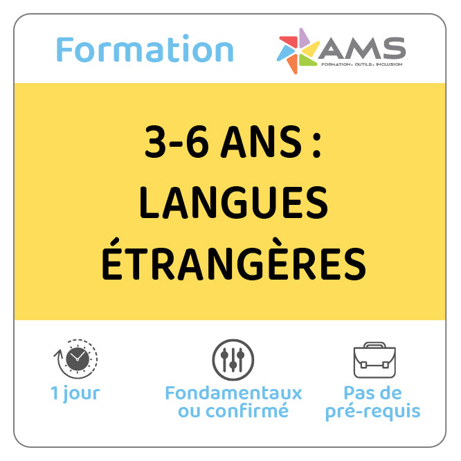 Formation 3-6 ans : Langues étrangères