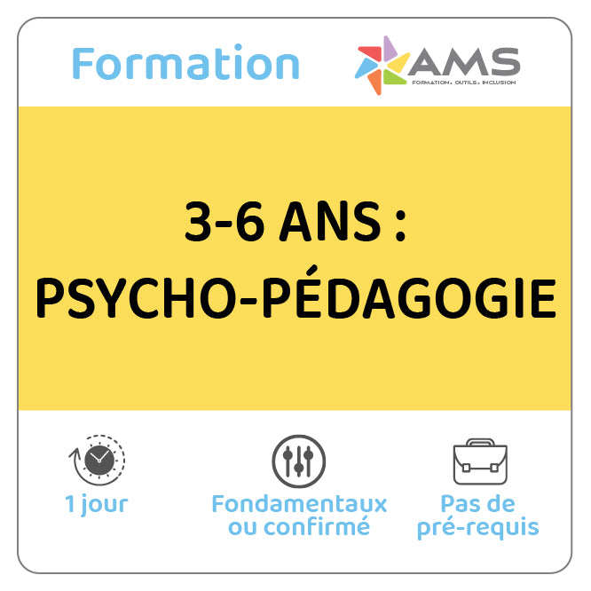 Formation 3-6 ans : Psycho-Pédagogie et Gestion Classe