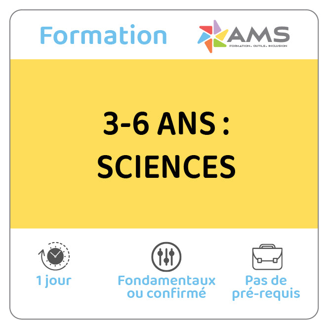 Formation 3-6 ans : Sciences