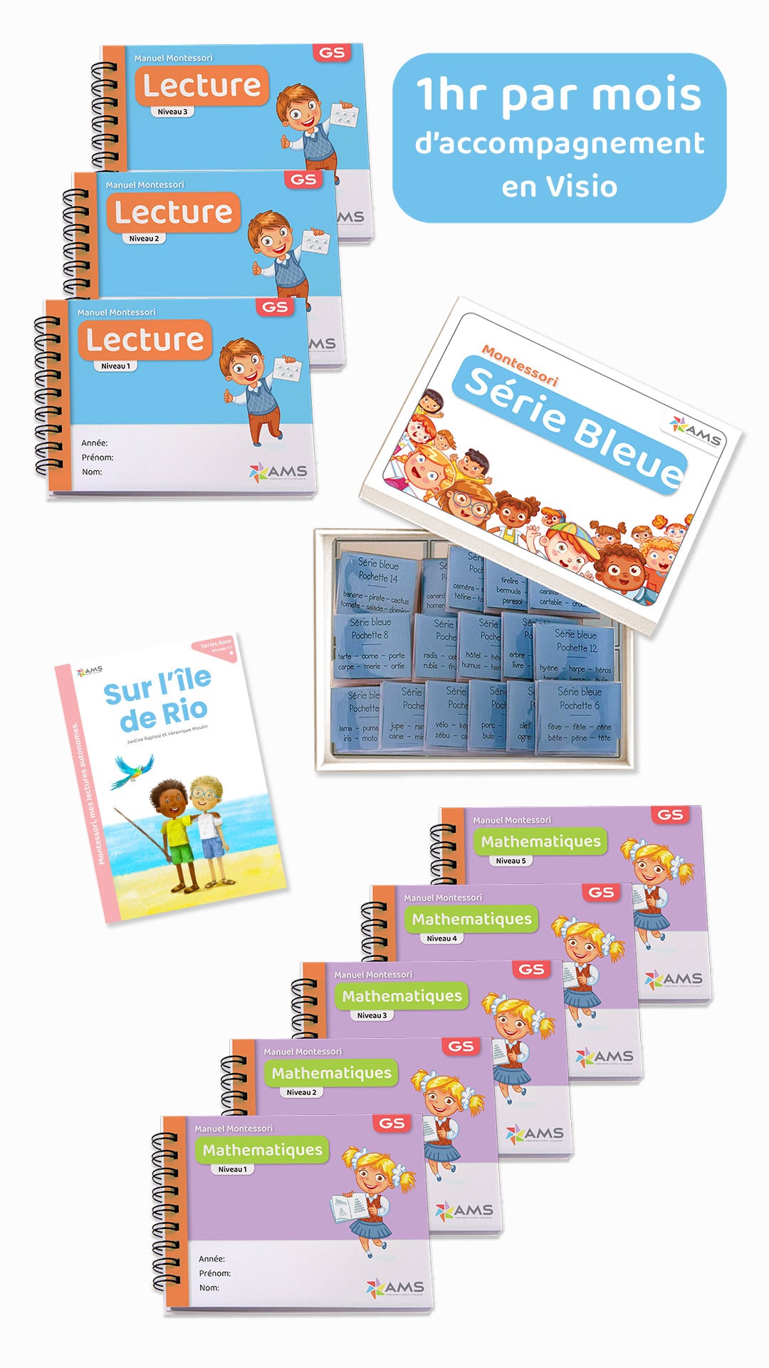 Pack MATHS/LECTURE MS (programme complet)