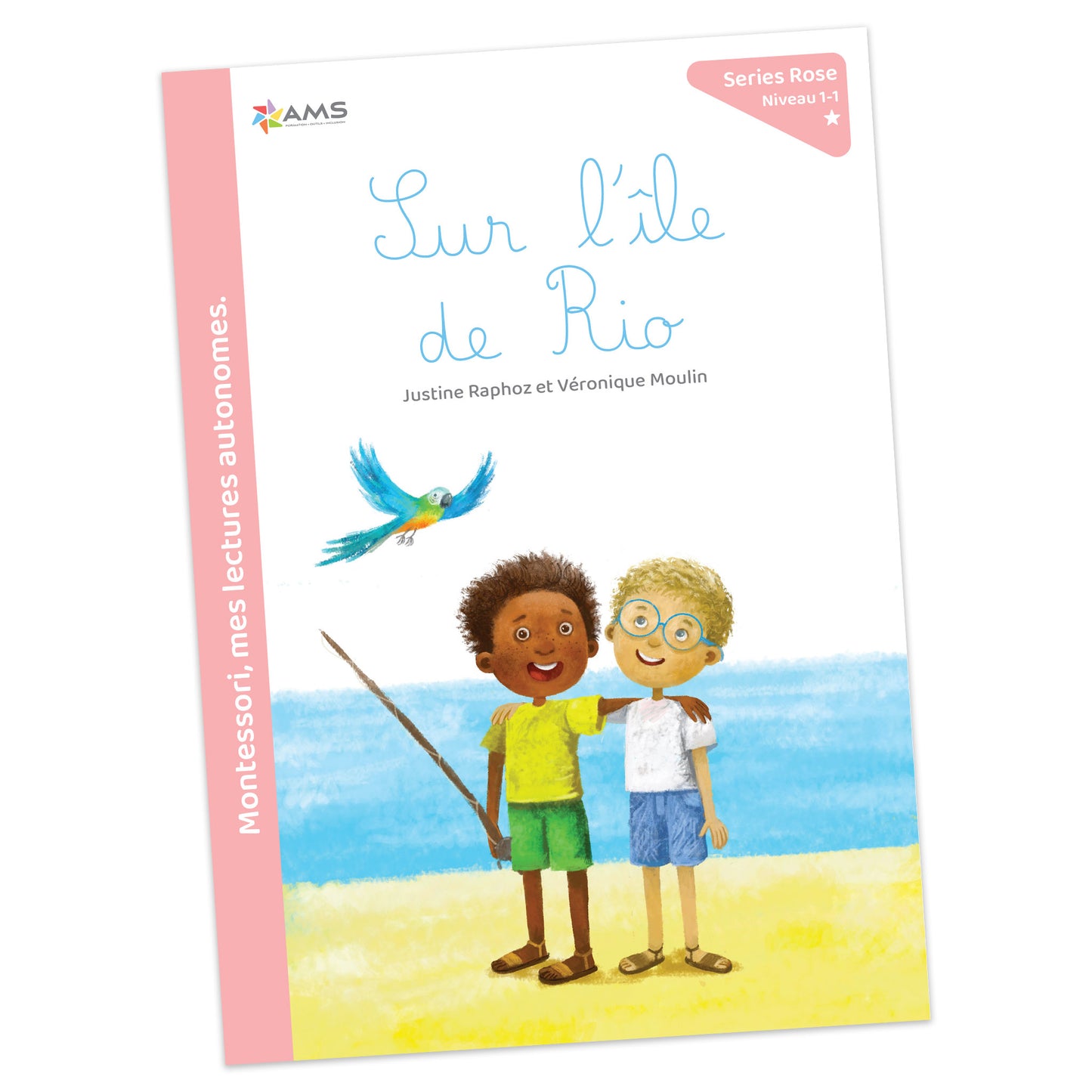 livre sur l'île de Rio cursive (serie rose)