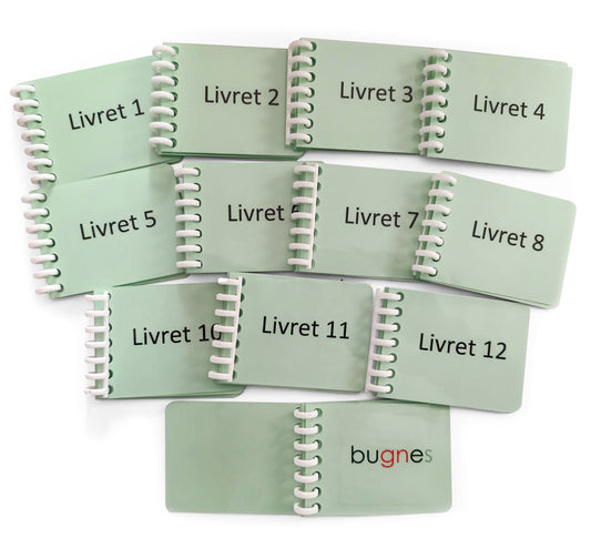 Série verte Montessori 12 livrets